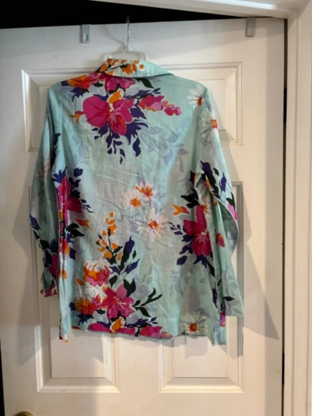 Soft Surroundings flowered shirt- SZ S